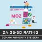 Preview: domain authority verbessern da rating moz domain autorität backlinks