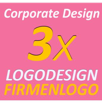 3x Logovorschläge zur Auswahl - Designentwicklung - Ihr Logolayout in unserer Hand