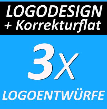 LOGOFLATRATE 3x Logovorschläge Verein Firma Club Logodesign + KORREKTURFLATRATE