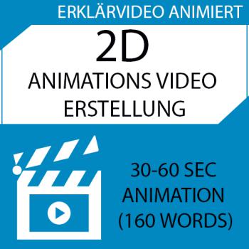 Videoerstellung - 30-60 SEC ANIMATION (160 WORDS) - Erklärfilm