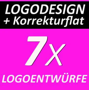 LOGOFLATRATE 7x Logovorschläge Verein Firma Club Logodesign + KORREKTURFLATRATE
