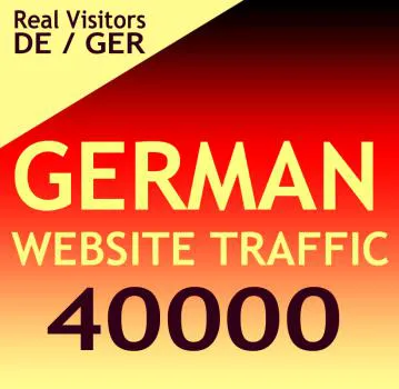 40000 deutsche Website Aurufe, Besucher, Organic target german web traffic