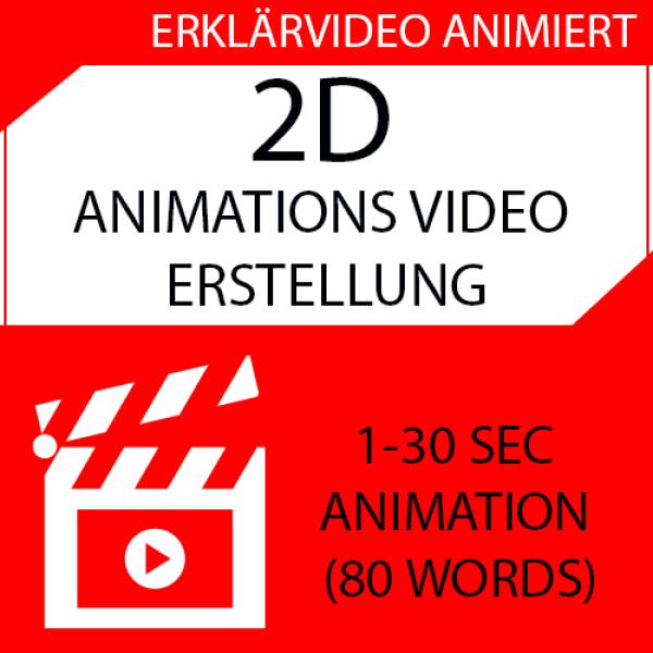 2D animations Video - 1-30 SEC ANIMATION (80 WORDS) - Erklärvideo für ihr Unternehmen