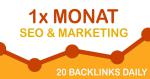 Monthly Package - 1x Monat SEO 20 Backlinks täglich für 30 Tage - International