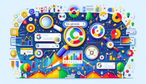 Ein Diagramm, das die Funktionsweise von Google Trends erklärt