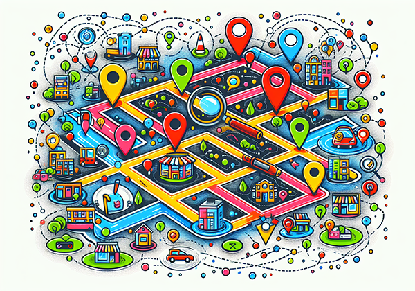 Eine grafische Darstellung der lokalen SEO-Trends für 2024