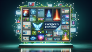 Eine visuelle Darstellung erfolgreicher Beispiele für Evergreen Content, die den Lesern Inspiration bietet