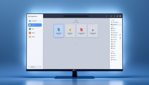 Ein Screenshot der Google Docs App, die verschiedene Dokumente anzeigt