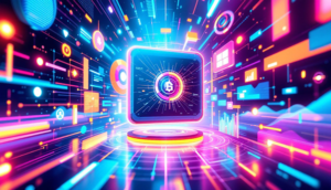 Eine grafische Darstellung von Online-Business-Modellen, die verschiedene Ansätze zeigt