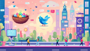 Was ist Twitter Eine Darstellung der Twitter-Oberfläche mit Tweets