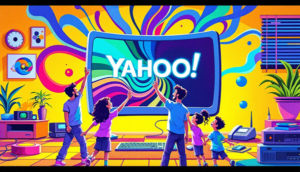 Ein Bild, das zeigt, wie die Yahoo Suchmaschine im Alltag integriert werden kann