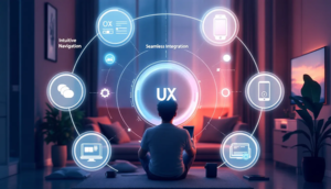 Ein Diagramm, das die verschiedenen Elemente einer guten User Experience veranschaulicht