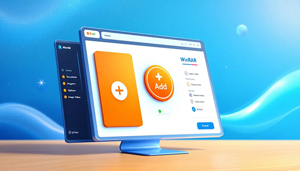 Eine grafische Darstellung der Datei-Komprimierung mit WinRAR