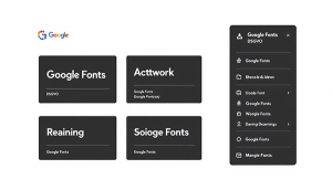 Ein Screenshot einer Webseite, die Google Fonts verwendet und DSGVO-konform ist