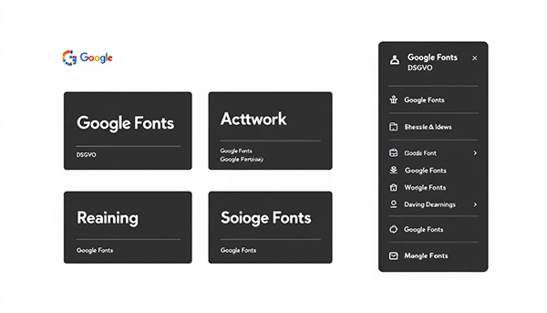 Google Fonts und die DSGVO Google Fonts und die DSGVO