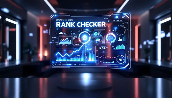 Ein Bild eines Rank Checkers zur Erklärung seiner Funktionen